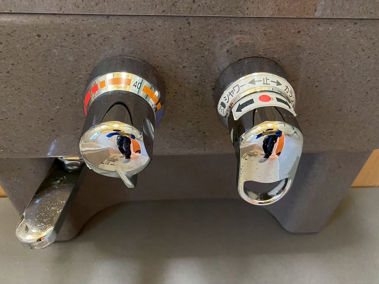 浴室水栓 清掃後