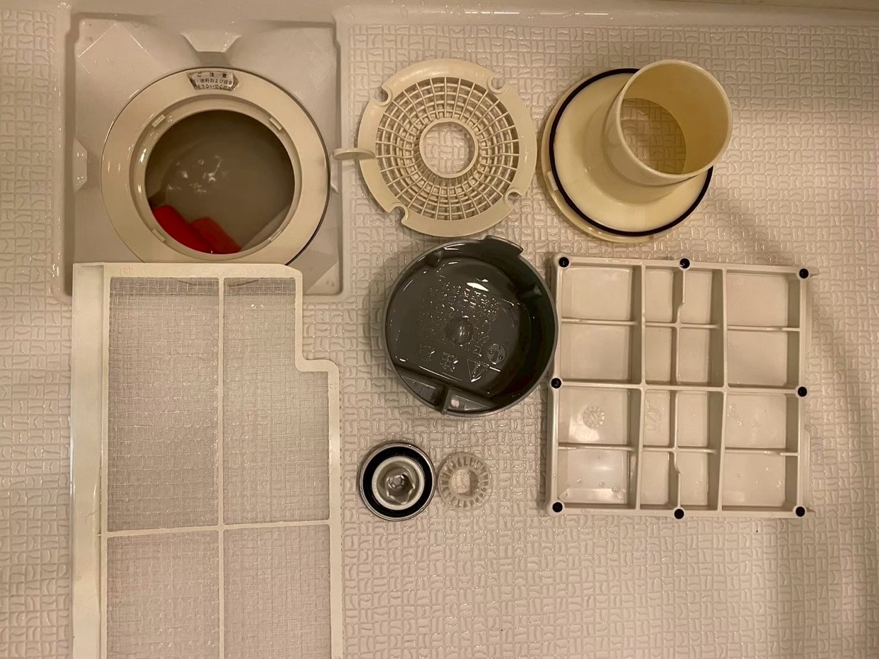 浴室排水部品 清掃後