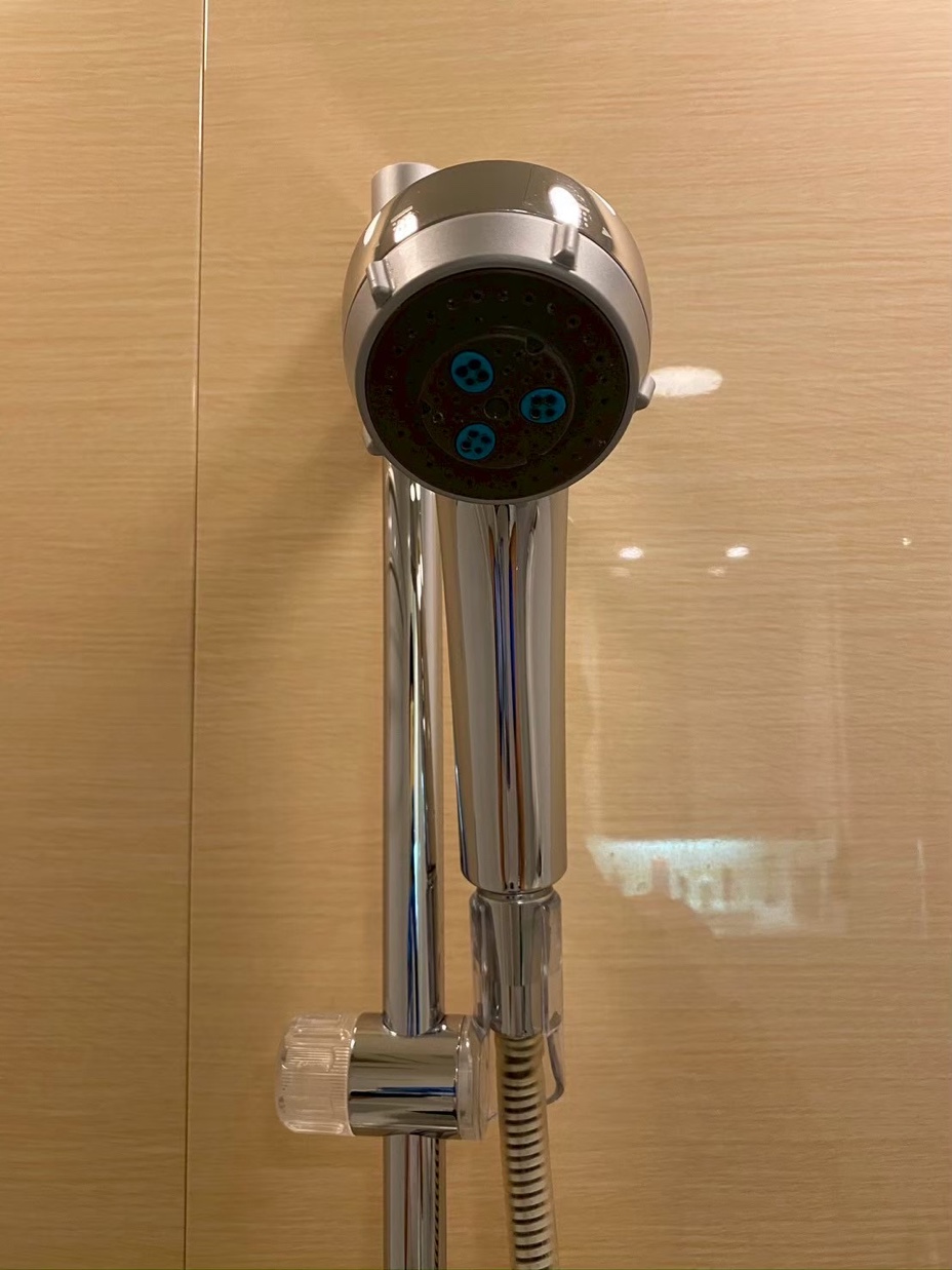 清掃後のシャワーヘッド